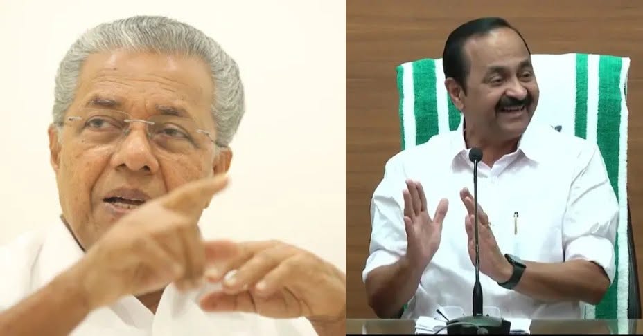 pinarayi, vd satheesan