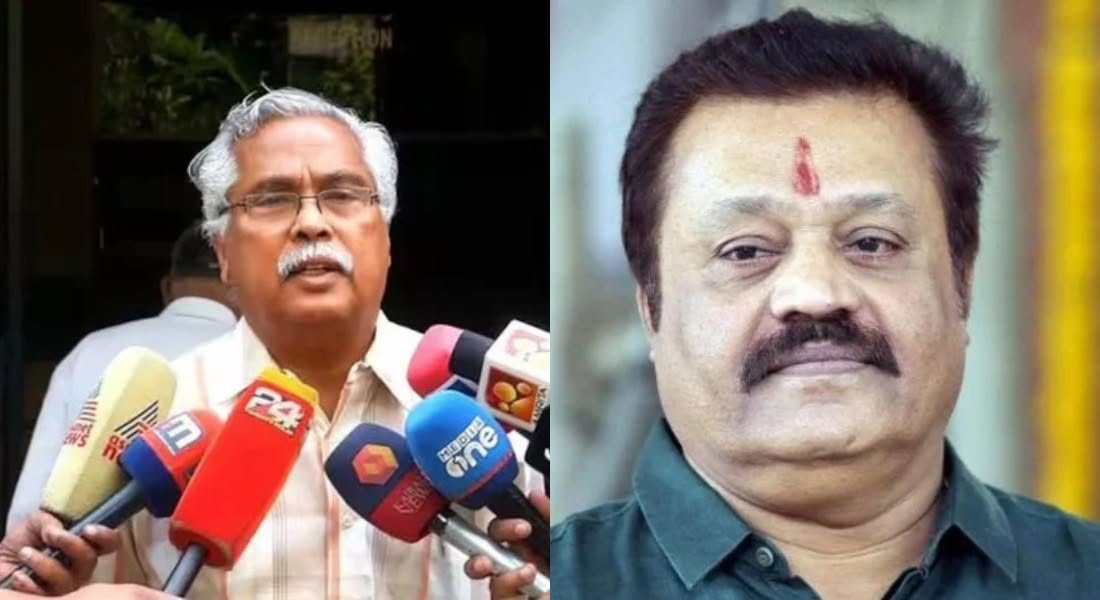 binoy viswam, suresh gopi