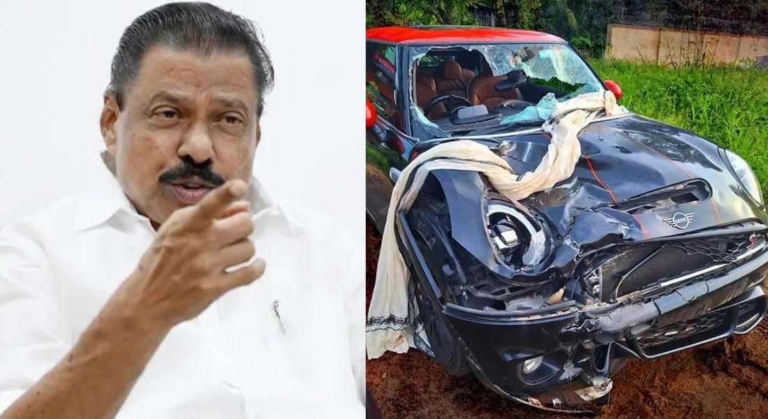 mv govindan, nedumbassery accident