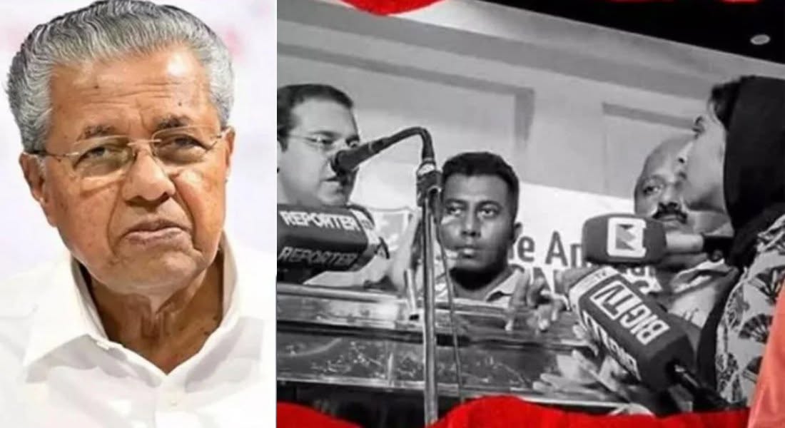 pinarayi , roji m john