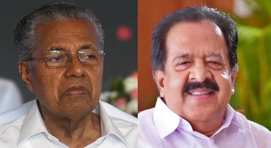 pinarayi vijayan, ramesh chennithala