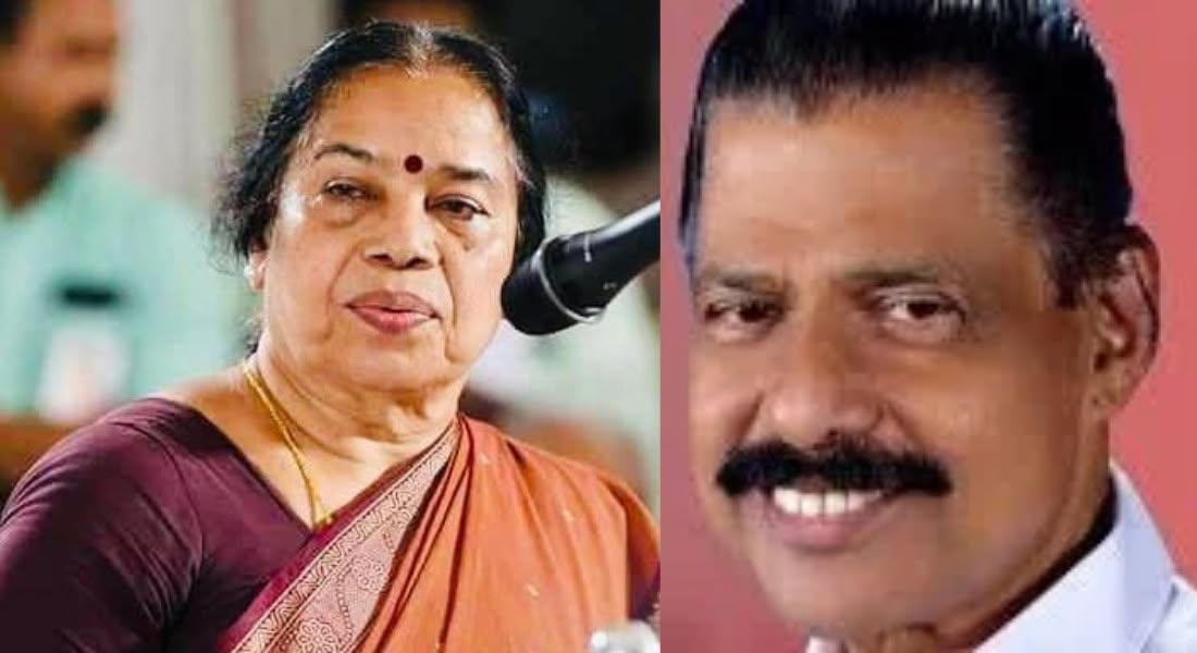 pk sreemathi , mv govindan