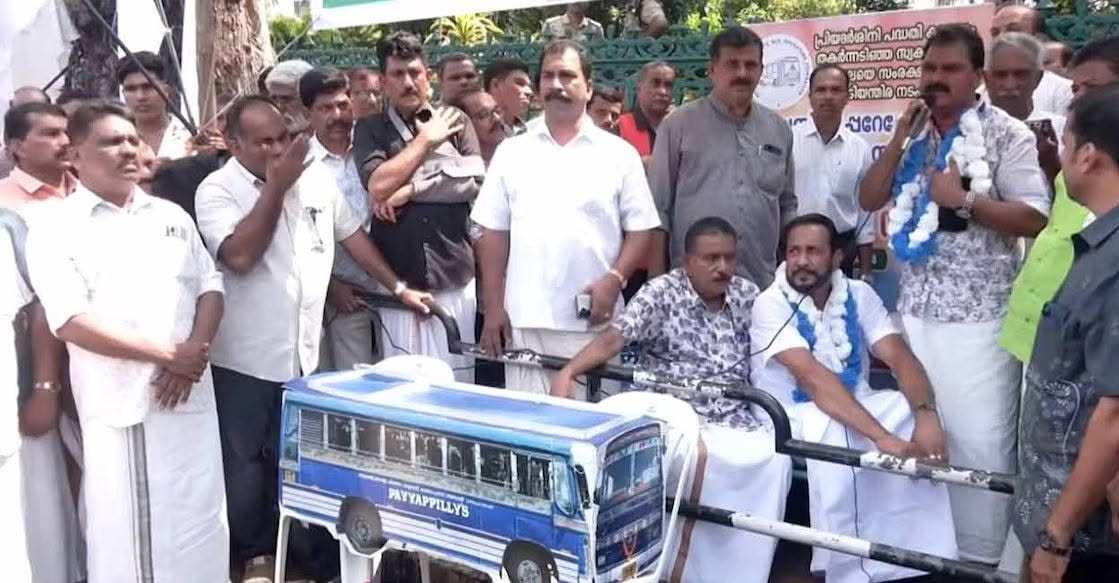 private bus owners strike tvm